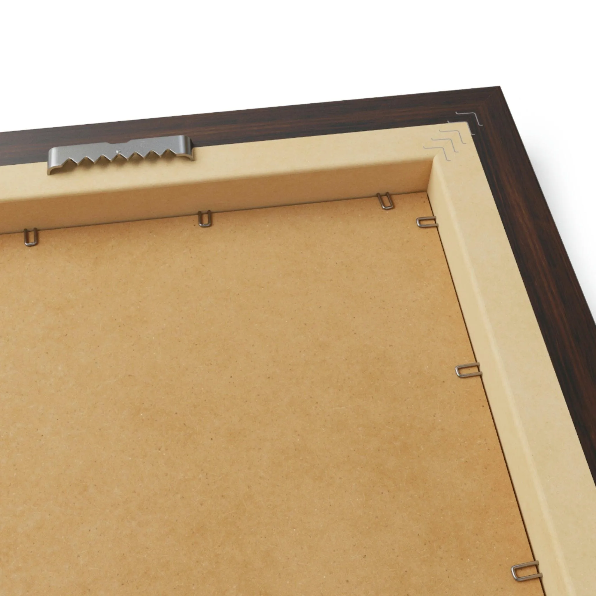 Eco-Conscious Vertical Art Print Series with Sustainable MDF Frames in Classic Colors
